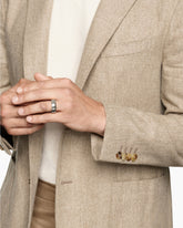 Streamline® Band Ring in 18K White Gold, 8mm